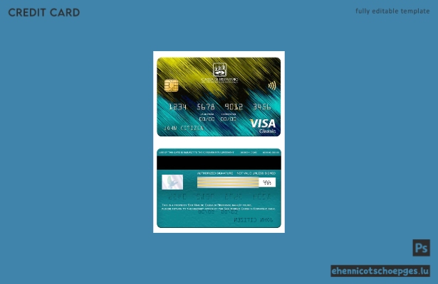 Beispielvorschau der San Marino Cassa di Risparmio Bank Visa Classic-Karte